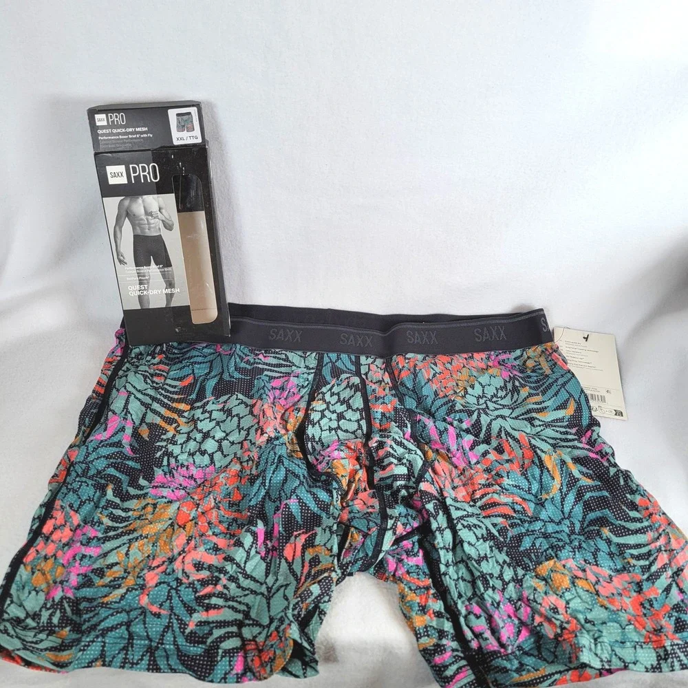 SAXX Mens Boxer Brief Quest Quick-Dry Mesh Pro 6